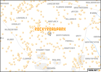 map of Rocky Road Park