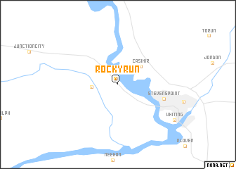 map of Rocky Run