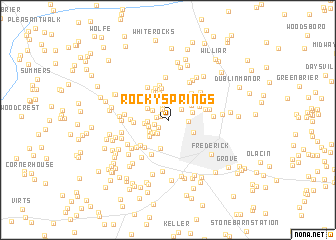 map of Rocky Springs