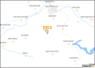 map of Rock