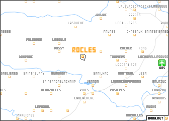 map of Rocles