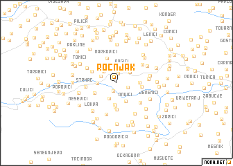 map of Ročnjak