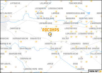 map of Rocomps