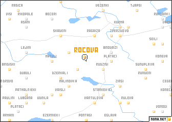 map of Rocova