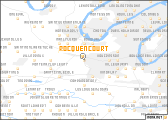 map of Rocquencourt