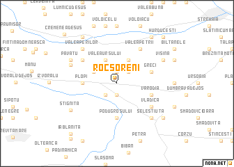 map of Rocşoreni