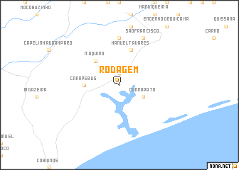 map of Rodagem