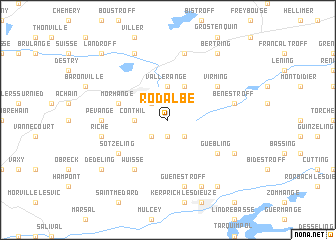 map of Rodalbe