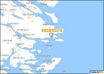 map of Rödängen