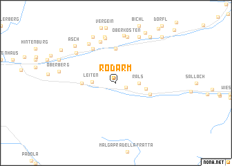 map of Rodarm