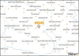 map of Rodas