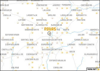 map of Rodas