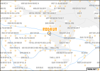 map of Rodaun