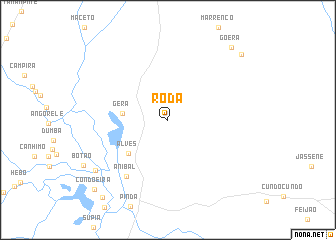 map of Roda