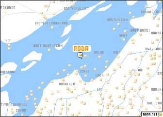 map of Roda