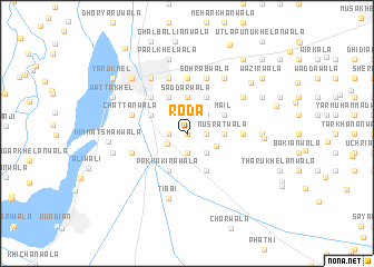map of Roda