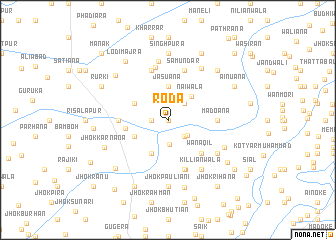 map of Roda