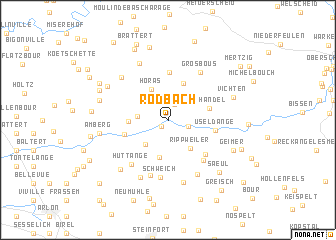 map of Rodbach