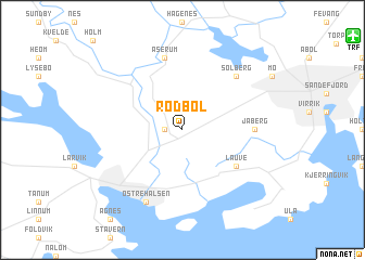 map of Rødbøl