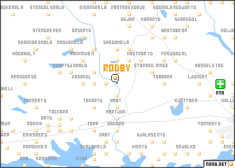 map of Rödby