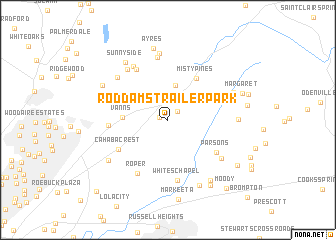 map of Roddams Trailer Park