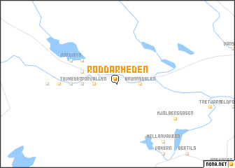 map of Roddarheden