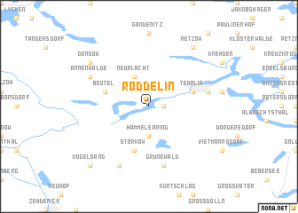 map of Röddelin