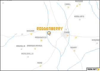 map of Roddenberry