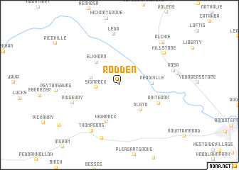 map of Rodden