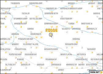 map of Rodde