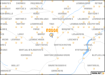 map of Rodde