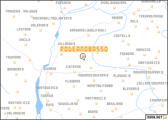 map of Rodeano Basso