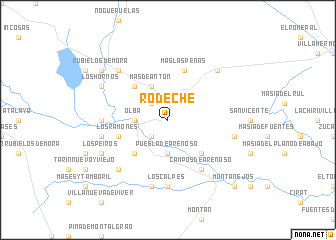 map of Rodeche