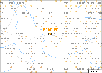 map of Rodeiro