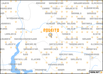 map of Rodeíto