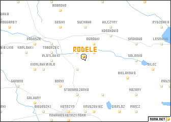 map of Rodele