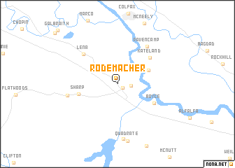 map of Rodemacher