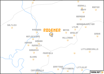 map of Rodemer