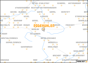 map of Rodemühlen