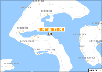 map of Rodena Beach