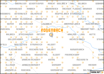 map of Rodenbach