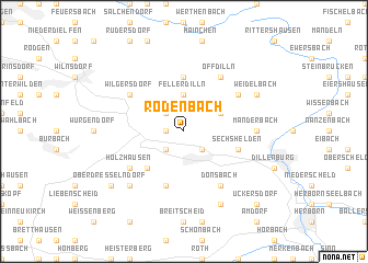 map of Rodenbach