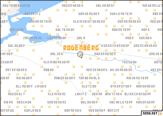 map of Rodenberg