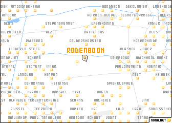 map of Rodenboom