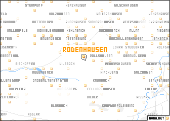 map of Rodenhausen