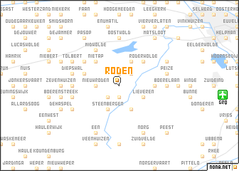 map of Roden