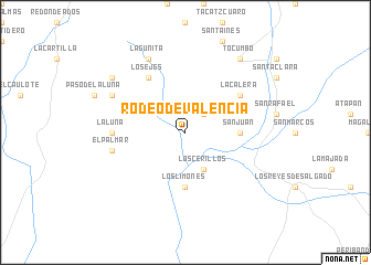 map of Rodeo de Valencia