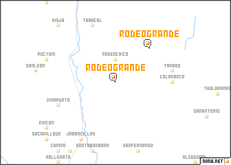 map of Rodeo Grande