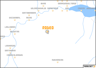 map of Rodeo