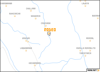 map of Rodeo